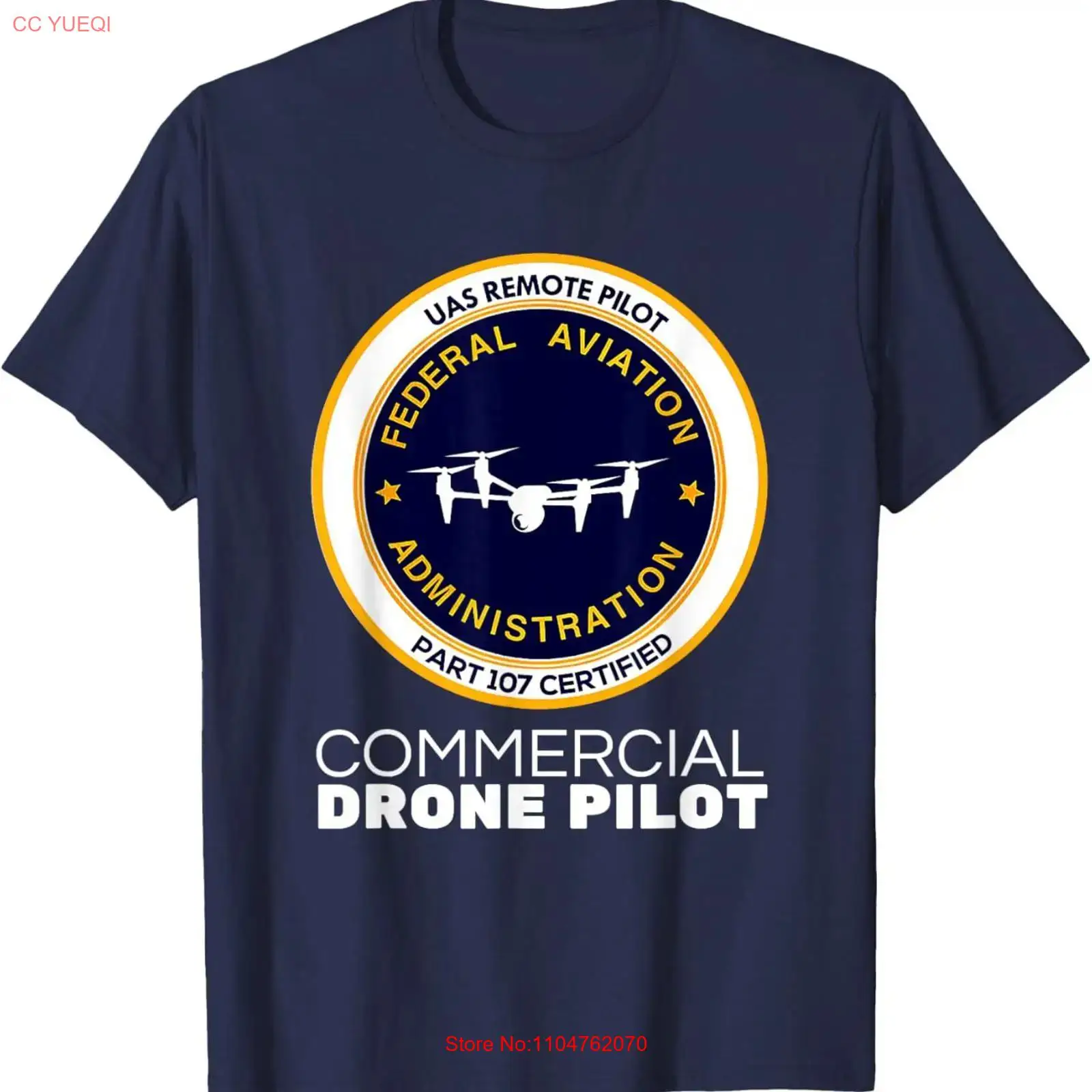 Commercial Printing & Packaging Pvt Ltd - Camiseta FAA Commercial Drone Pilot, vintage,