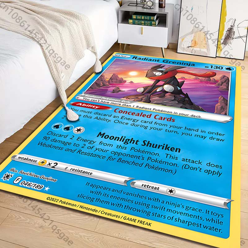 Tapete Estampado Pokémon Greni - Commercial Printing Machine avaliação e preço