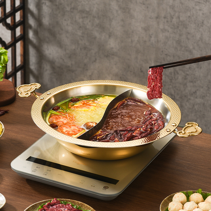 Panela de Hot Pot de Aço Inoxi - Commercial Printing & Packaging Pvt Ltd avaliação e preço