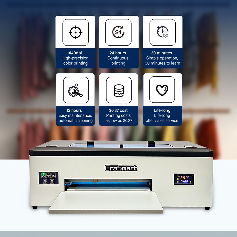 EraSmart-1390 Print Cabeça Con - Commercial Shirt Printing Machine avaliação e preço