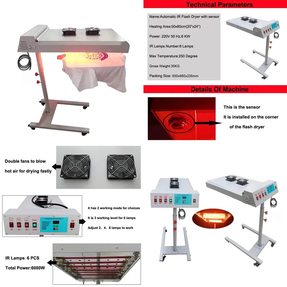 Máquina de Secagem Rápida com  - Flash Dryer Screen Print avaliação e preço